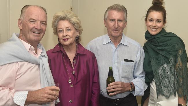 John Boyd, Tricia Kavanagh, Laurie Brereton and Marly Boyd at Jonah’s Whale Beach on Australia Day in 2015.