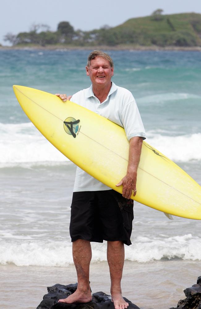 The late surfing legend Peter Troy.