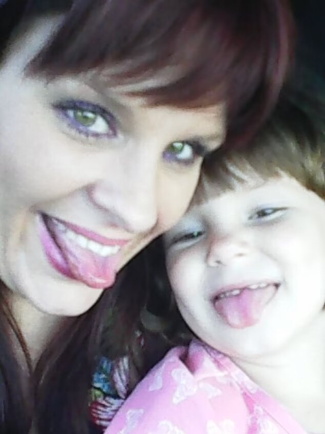 Charlise Mutten with her mum, Kallista.