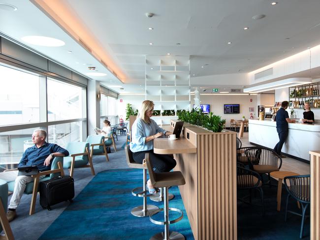 Brisbane Qantas International Lounge for lounge feature. Picture: Supplied