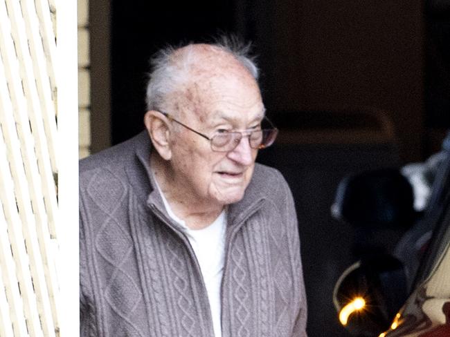 Ron Hodge, 92, who was allegedly assaulted by two police officers when they were called to a domestic violence incident at his Picton home in January.  Jane Dempster/Daily Telegraph.