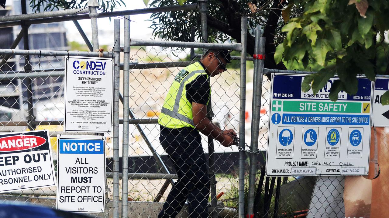 Condev building site at Main Street, Varsity Lakes. Picture: Nigel Hallett