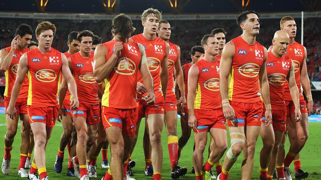 The Suns haven’t beaten the Crows in 10 attempts. Picture: AAP