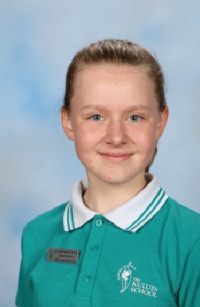 The Kuluin State School captain Jasmine Royle