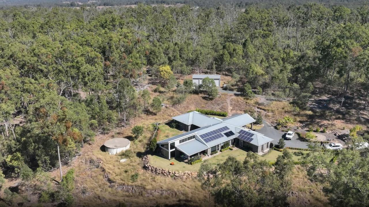 The home of Frances Crawford where she was found dead on July 30. QLD Police