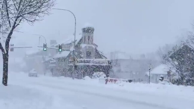 Winter Storm Ramps Up Snow Levels In Pacific North West | Gold Coast ...