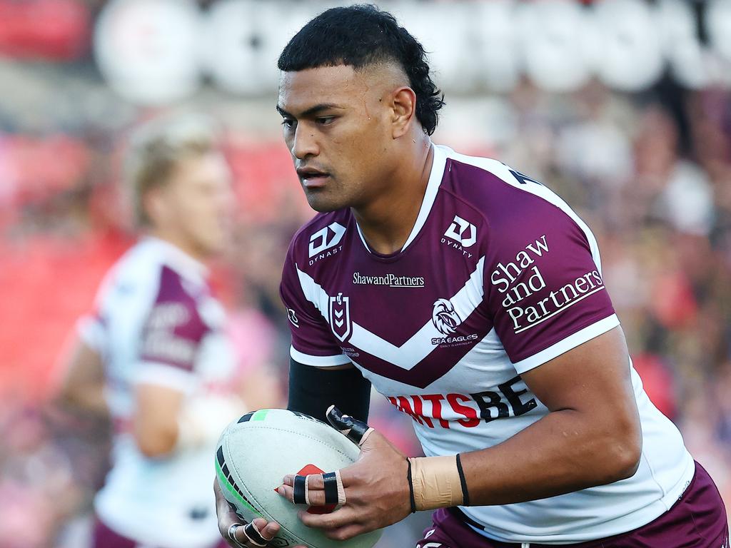 Haumole Olakau’atu continues to emerge as one of the most devastating edge forwards in the game. Picture: Jeremy Ng/Getty Images