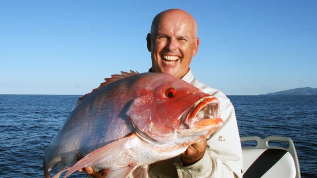 Eddie Riddle was pretty happy with this large mouth nannygai.