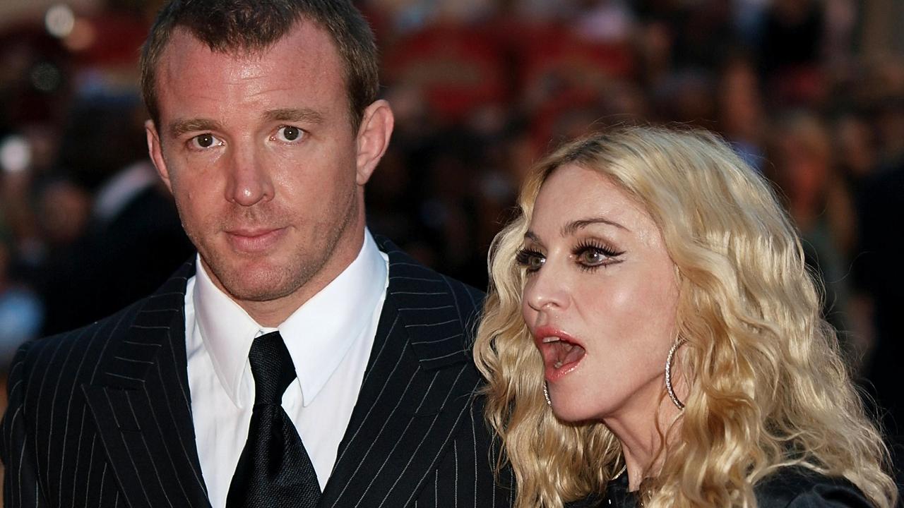 Madonna and Guy in the final year of their marriage. Picture: Max Nash/AFP