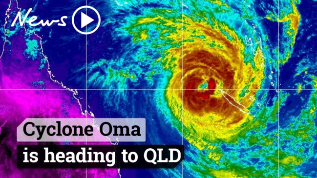 Cyclone Oma is heading towards Queensland