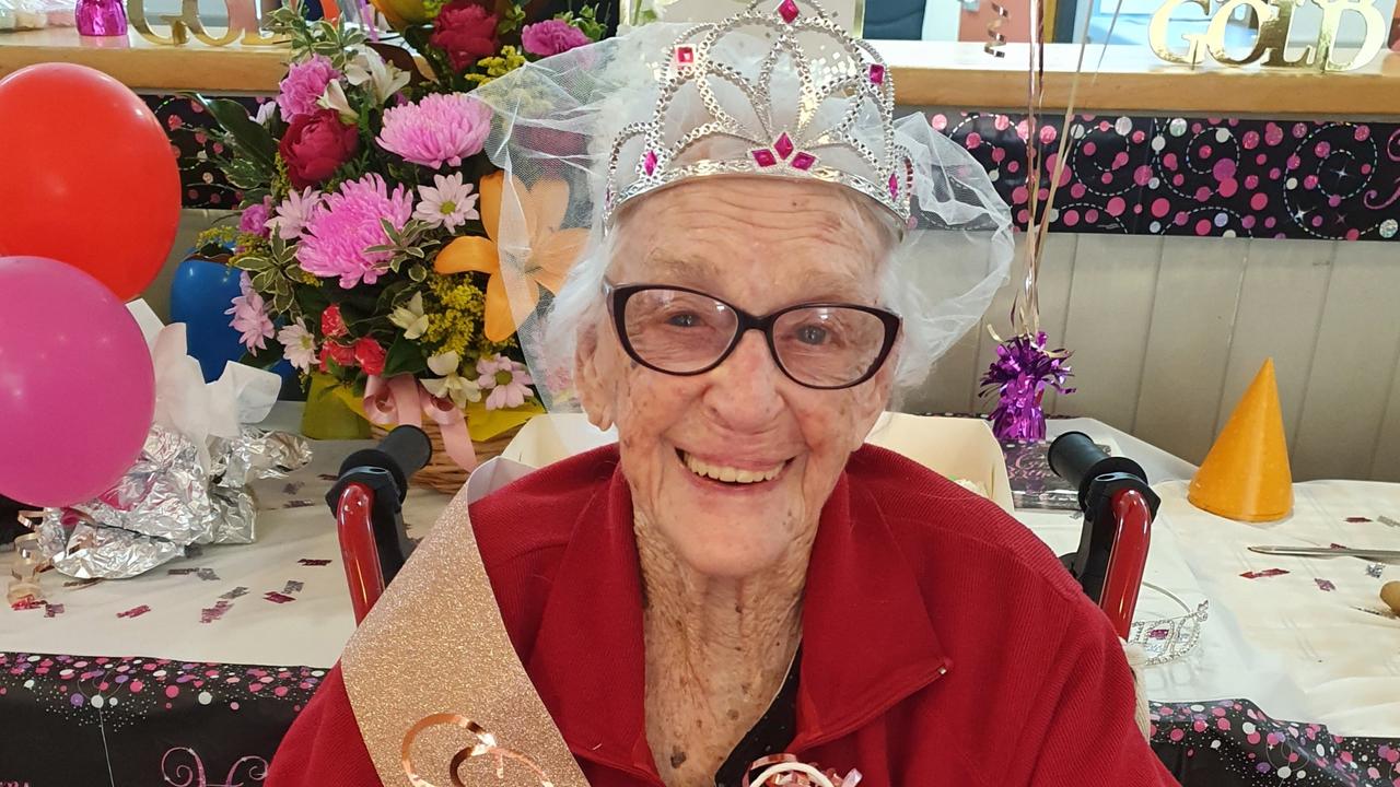 Irene Thomson of Charters Towers celebrates 100th birthday at Eventide ...