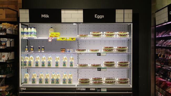 Another Woolworths in Sydney with eggs in stock. Picture: Newswire