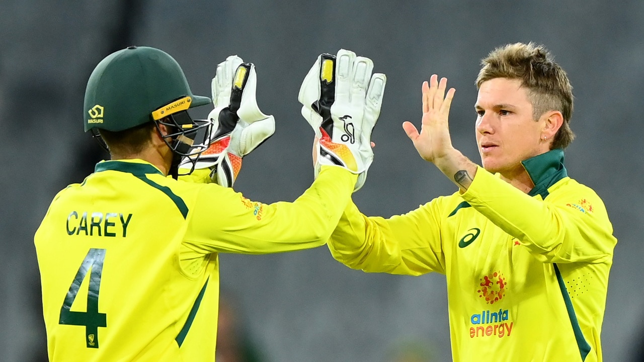 Adam Zampa of Australia. Photo by Quinn Rooney/Getty Images