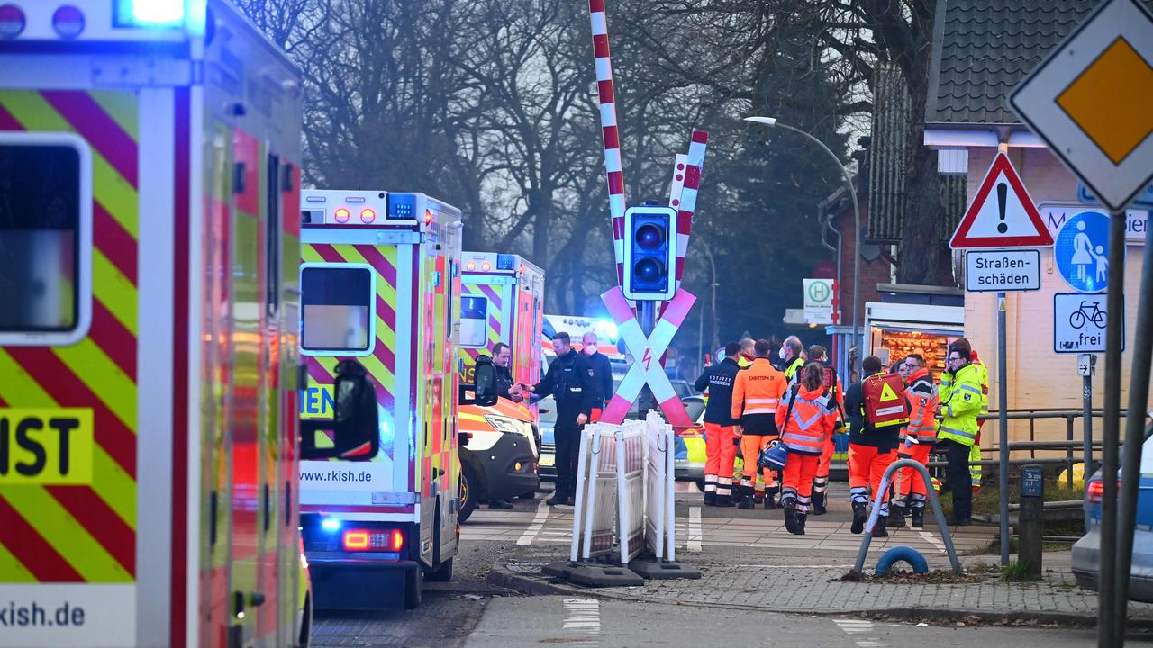 Two people are dead and seven injured in a brutal knife attack in Germany. Picture: Jonas Walzberg/AFP