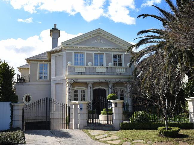 Regis Healthcare founder Bryan Dorman’s home in Montrose Court, Toorak. Picture: Supplied