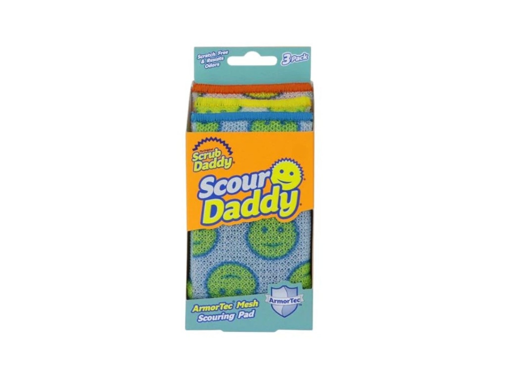 Scrub Daddy – Eraser Daddy 10x with Scrubbing Gems Dual-Sided Scrubber and Eraser. Picture: Amazon Australia.