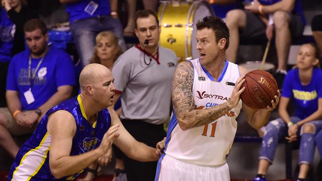 Cameron Tragardh in action for the Cairns Marlins in the QBL. Picture: Wesley Monts