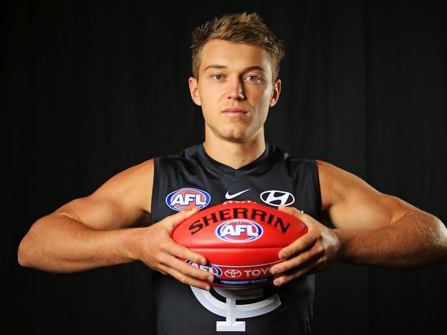 2019 AFL Captains Day. Carlton's Patrick Cripps. Picture: Mark Stewart