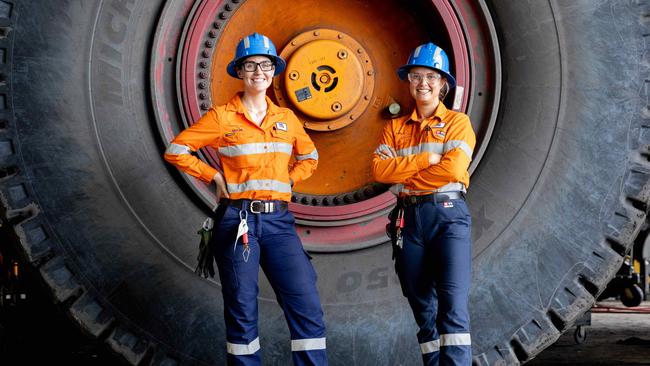 BMA apprentices 2024 New apprentices have started their careers with the BHP Mitsubishi Alliance (BMA).The?class of Ã24?is a diverse group, spanning school leavers through to mature age people. The group is almost 73 per cent female. Pictured at BMAÃs Saraji is Taylor Groth and Carla Devereux. Picture by Luke Marsden.