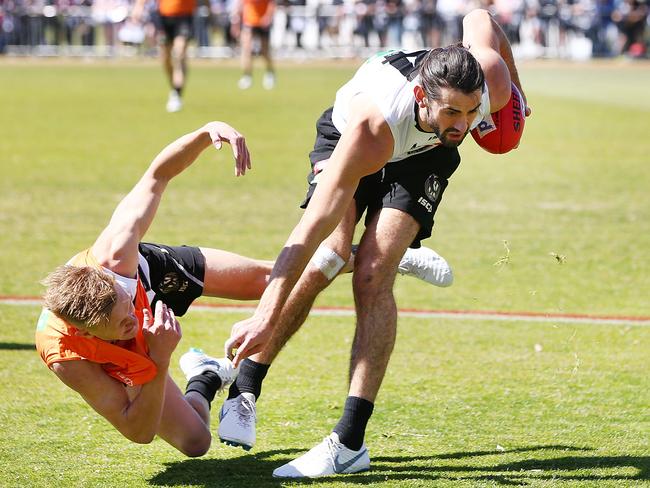 Brodie Grundy is set to take no prisoners again in 2019.