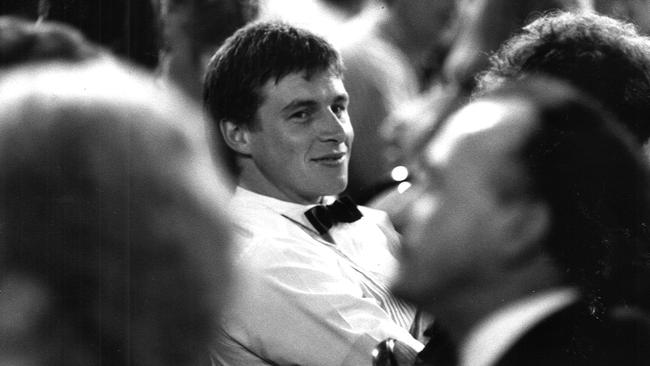 1989. Geelong's Paul Couch, winner of the 1989 Brownlow Medal.