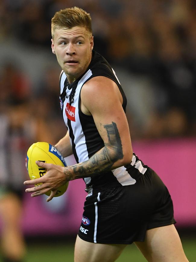 Magpies star Jordan de Goey caught the eye of Power.