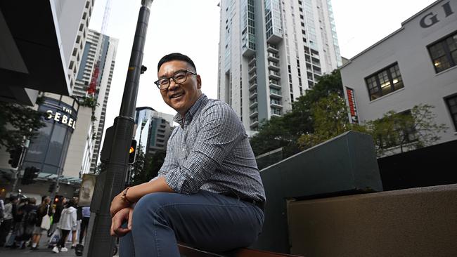 William Chen owns two investment properties in 2024, after realising it was never too soon to get into the market. Picture: Lyndon Mechielsen/Courier Mail