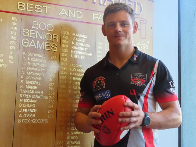 Jack Avent will become the 16th member of North Launceston's '200 club' on Good Friday. Picture: Jon Tuxworth