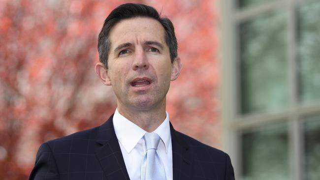 Australian Trade Minister Simon Birmingham. Picture: AAP