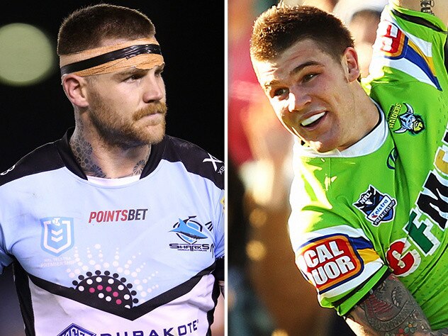 Josh Dugan at Cronulla and Canberra.