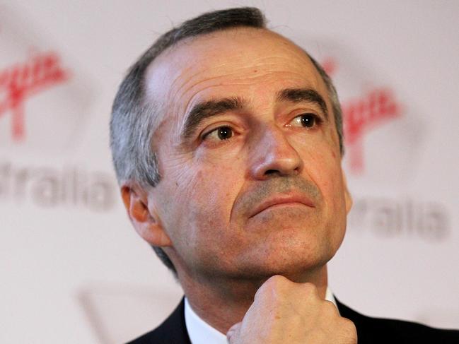 11/02/2016: Photos of Virgin Australia CEO John Borghetti at the release of the company's half-year results in Sydney on Thursday. Hollie Adams/The Australian