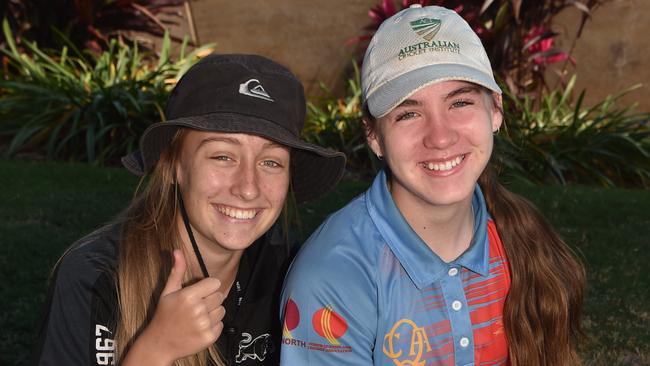 Game three of Dettol ODI series between Australia and Zimbabwe at Riverway Stadium. Casey Gooman and Jessica O'Connor. Picture: Evan Morgan