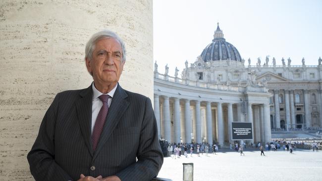 Former Vatican auditor-general Libero Milone in Rome. Picture: Victor Sokolowicz