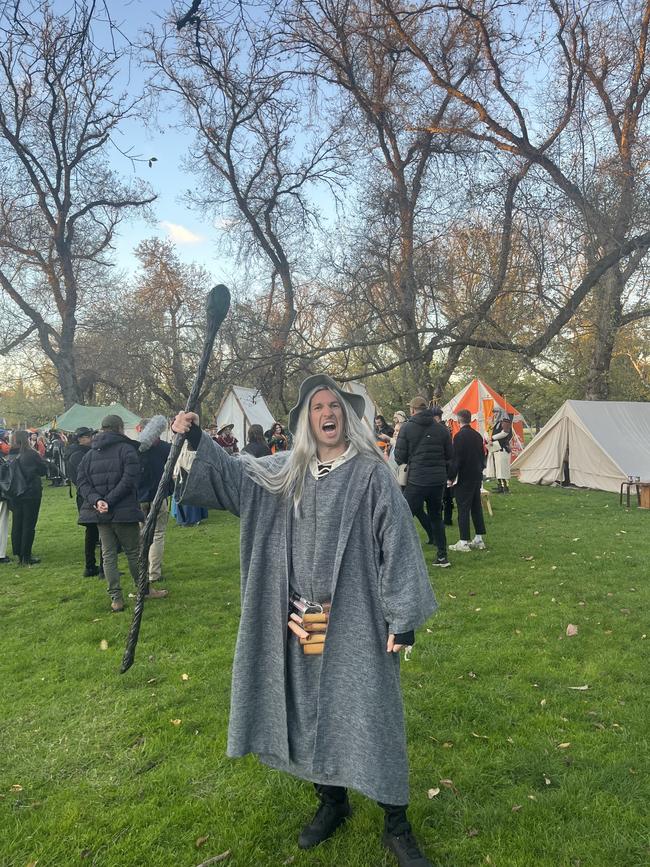 Radio and TV star Liam Stapleton will also be trying his hand in medieval battle.