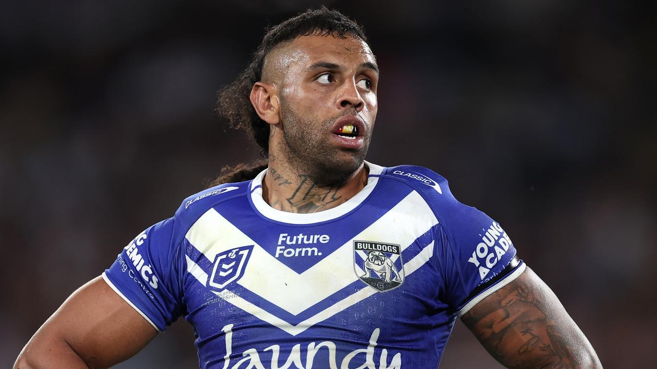 Josh Addo-Carr’s Bulldogs career is over. Photo by Cameron Spencer/Getty Images