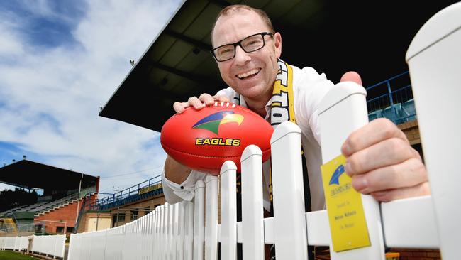 Woodville-West Torrens Football Club is installing a picket fence around its oval with plaques that supporters can purchase. Picture: Roy Van Der Vegt