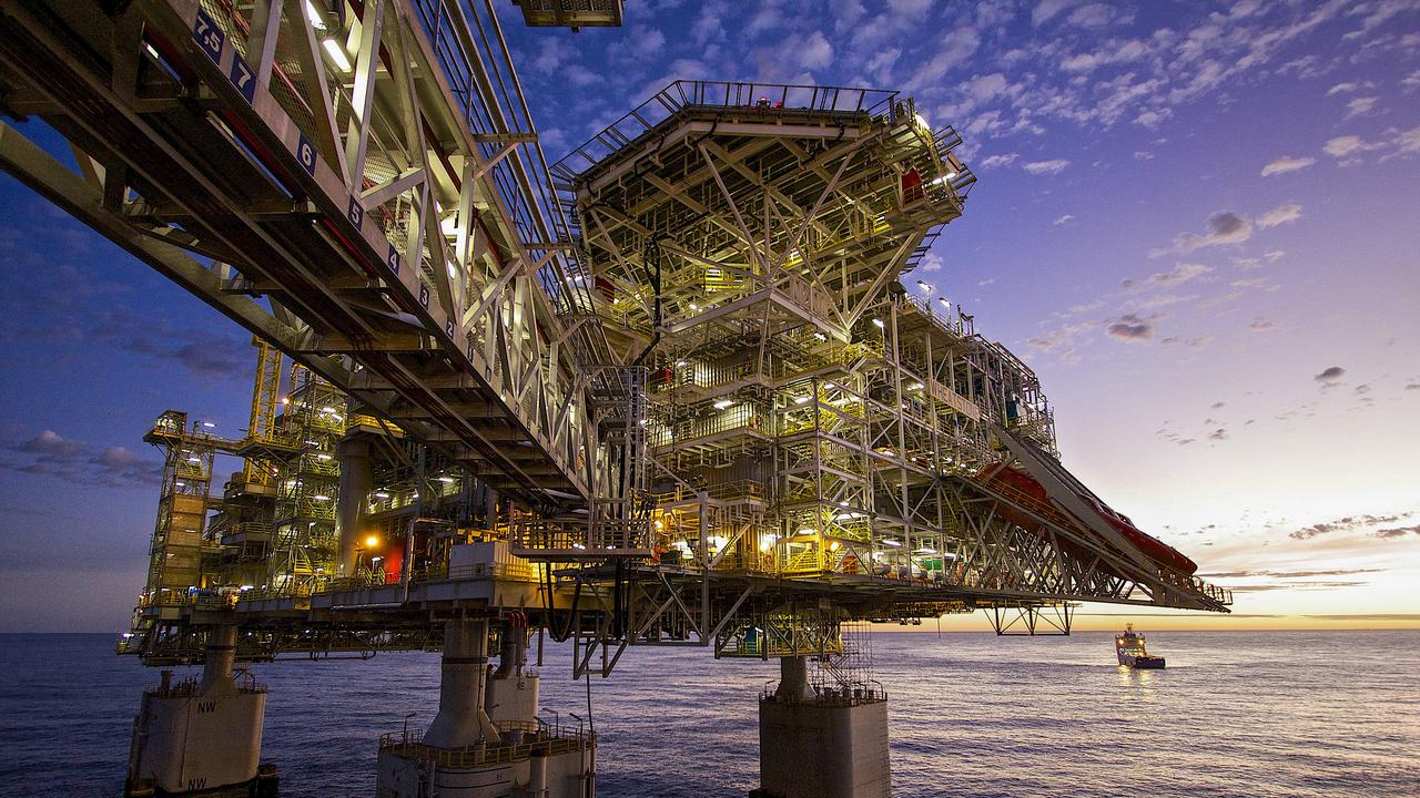 Chevron’s Wheatstone gas platform.