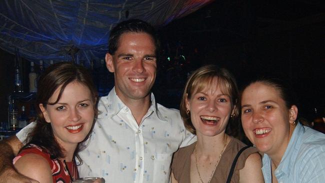Amy McLeod, Mark Ryan, Amanda Bowie and Kristina Axkers at Mantaz Pic Bryan Lynch AD465043