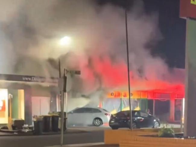 Emergency crews were called to several fires in Glenroy in  Melbourne's north believed to be linked to tobacco conflicts. Picture: Instagram