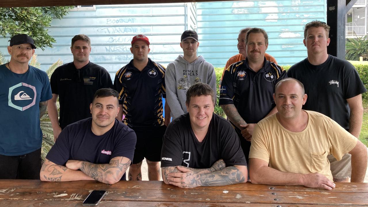 Anglo workers (front row left to right) DJ Boynton, Matthew Mackay and Dean Long and (back row left to right) Justin Hill, Chevi Kane, Jaye Garnham, Jesse Tremain, Brett Newell, Jason Hopper and Joshua Cooper. Picture: Contributed.