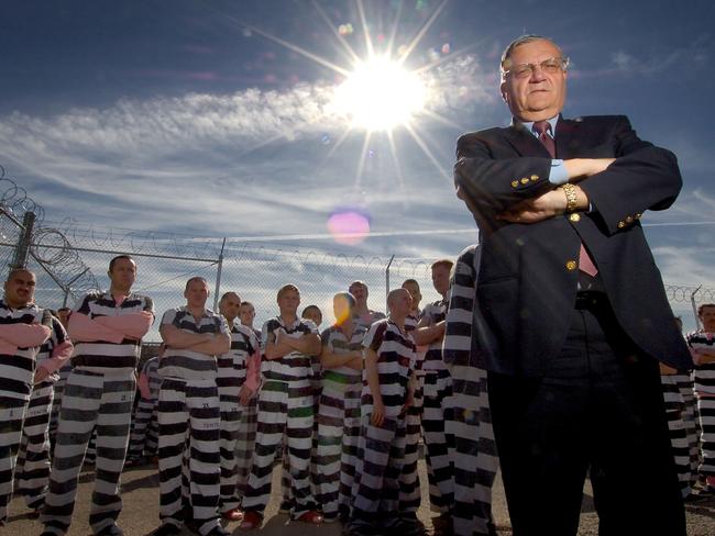 Tough talking Sheriff Joe Arpaio forced inmates to wear pink underwear.