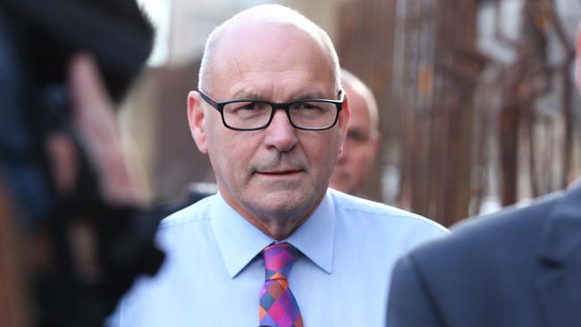 Bob Harrap arrives at the Adelaide Magistrates Court. Picture: Tait Schmaal