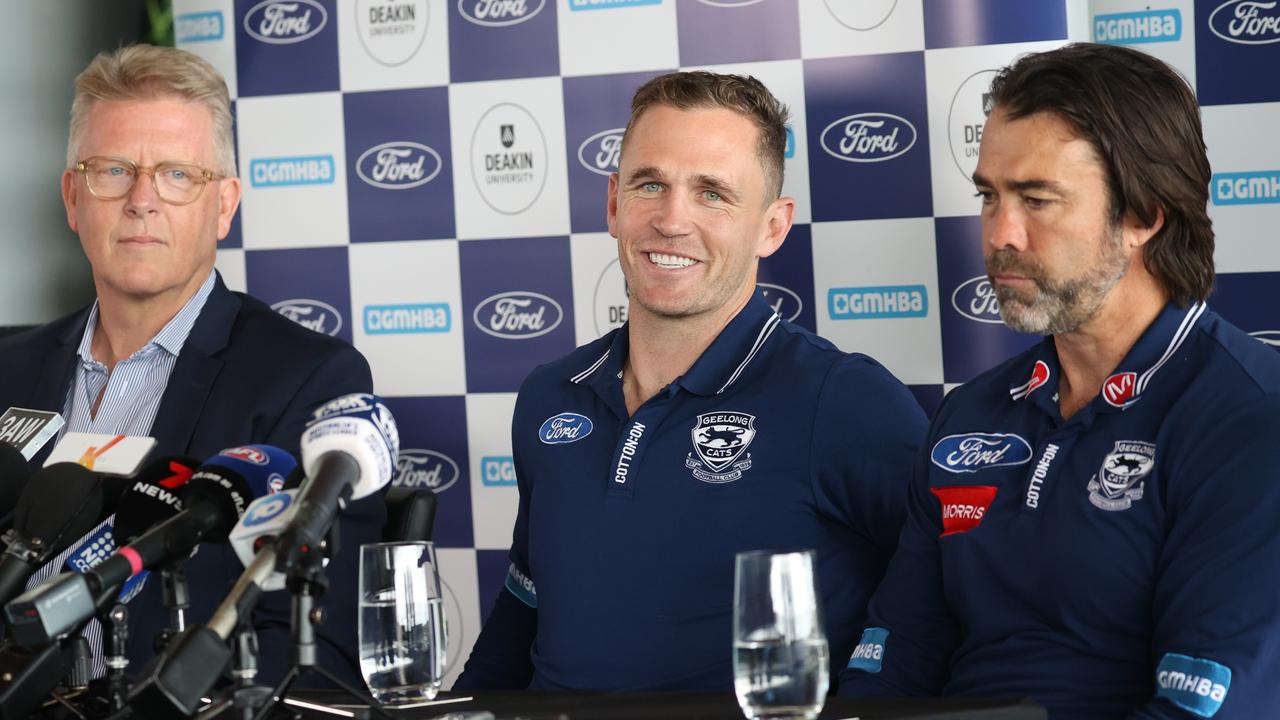 Joel Selwood has announced his retirement. Picture: Jason Edwards