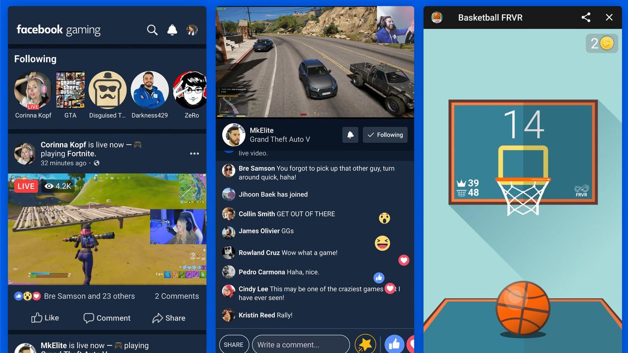 Facebook launches gaming app