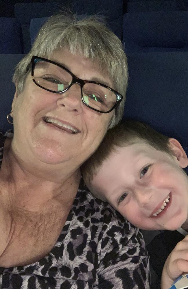 Tamworth grandmother Kellie McDonaugh with grandson Cole, 5. Picture: Supplied