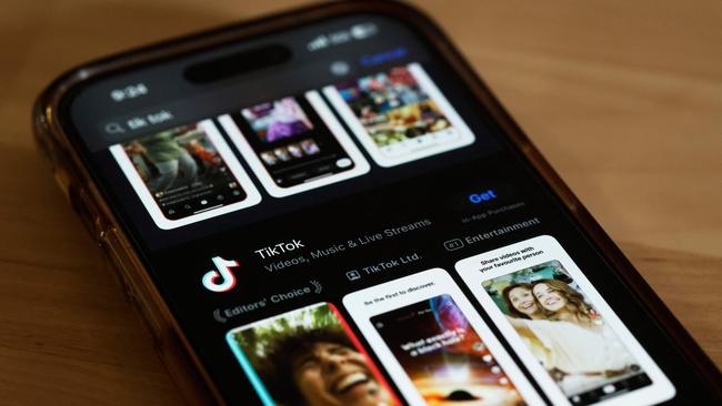 TikTok remains a massive cultural force that shapes young adults’ decisions and views. Picture: AFP