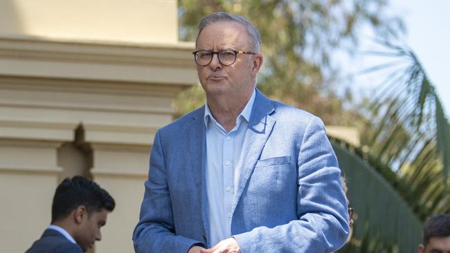 Anthony Albanese will on Sunday unveil changes to how student debts are paid, forming part of Labor’s ‘positive and ambitious’ agenda. Picture: Simon Bullard / NewsWire