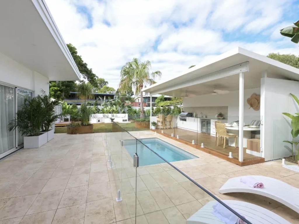 Their backyard was described as an “oasis”. Picture: Channel 7