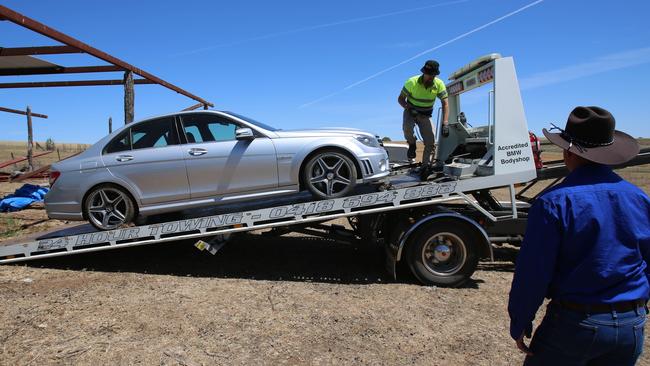 The luxury Mercedes had been reported stolen in 2014.