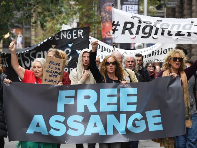 Assange is being detained in one of Britain’s toughest prisons Belmarsh and his legal team have warned his health is deteriorating. Picture: AAP